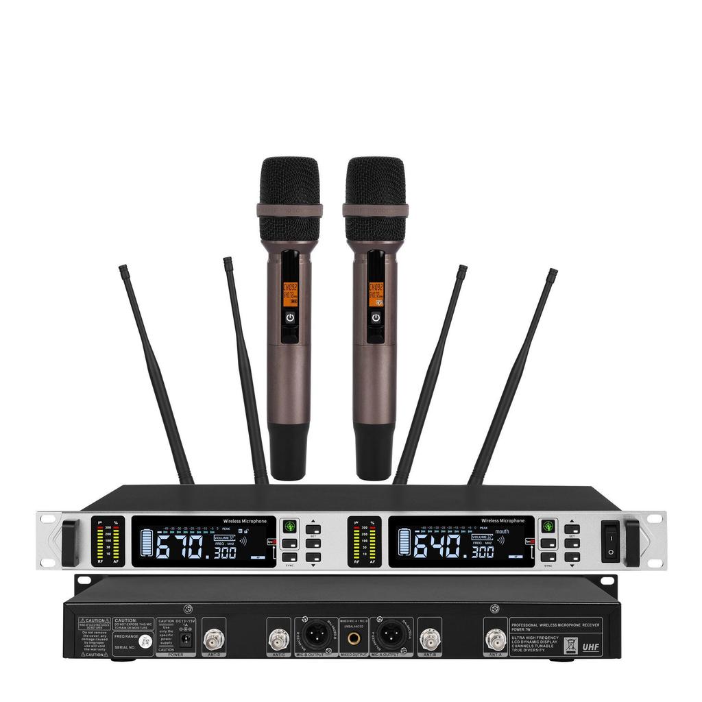 Wireless Handheld Dual Microphone System
