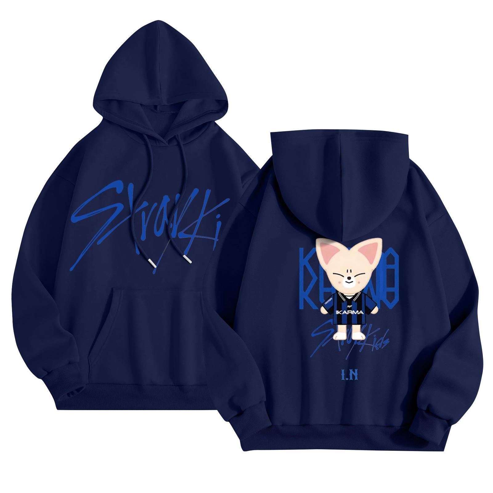 

Жіночі модні повсякденні універсальні повсякденні світшоти з круглим вирізом Графічні щоденні довгі рукави з градієнтним клаптевим принтом Топ-світшоти S Темно-синій