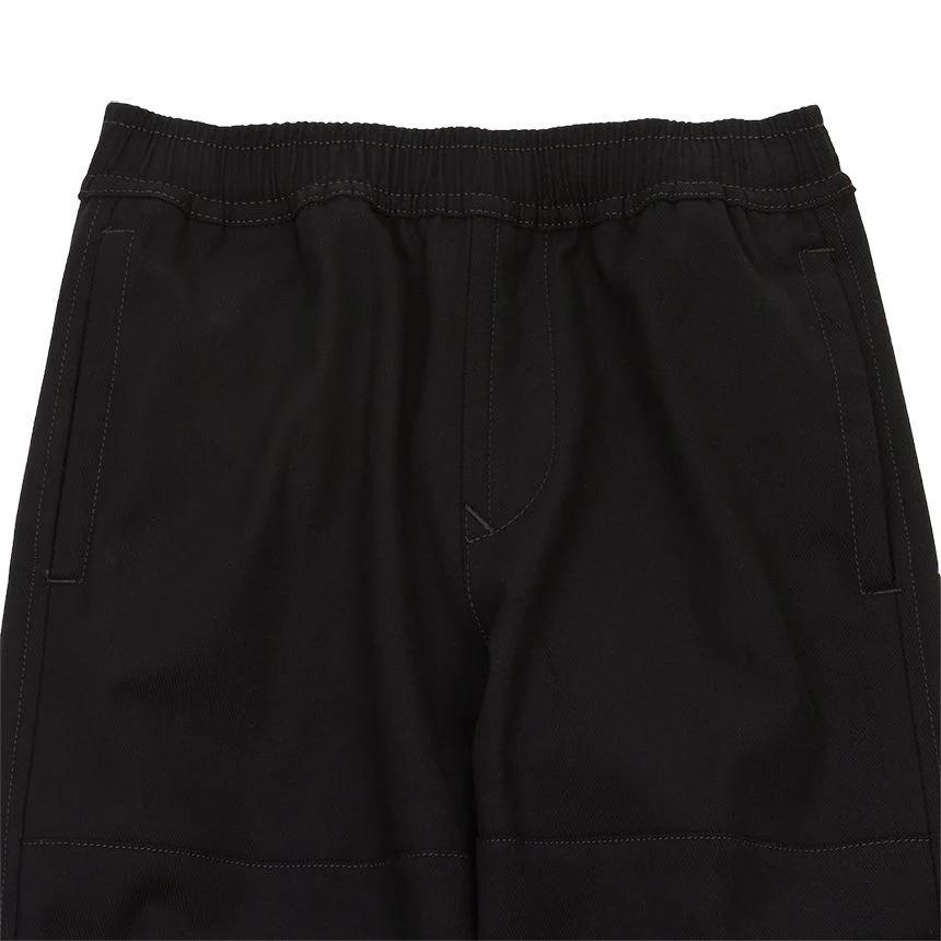 Stone Island Kids Elastic Logo Cuffed Pants Kids bottoms Black 811630514-V0029