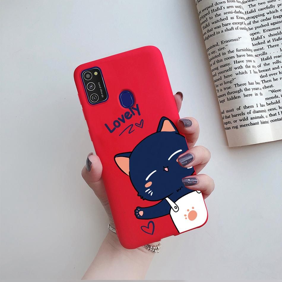 Cute Cartoon Case For Samsung Galaxy M51 M31 M21 M31S M21S M30S Case Candy Colorful Anime Painting TPU Silicone Cover Case Funda