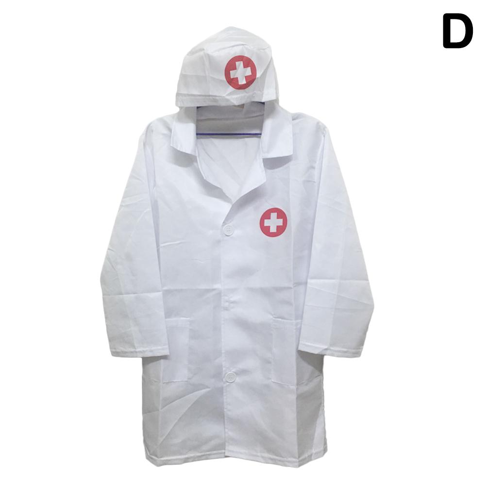 

Медицинская игрушка для детей, набор для ролевых игр «Доктор», 44 шт., игрушки для девочек, симуляция, образовательный набор D1C3 white doctor clothes-onesize