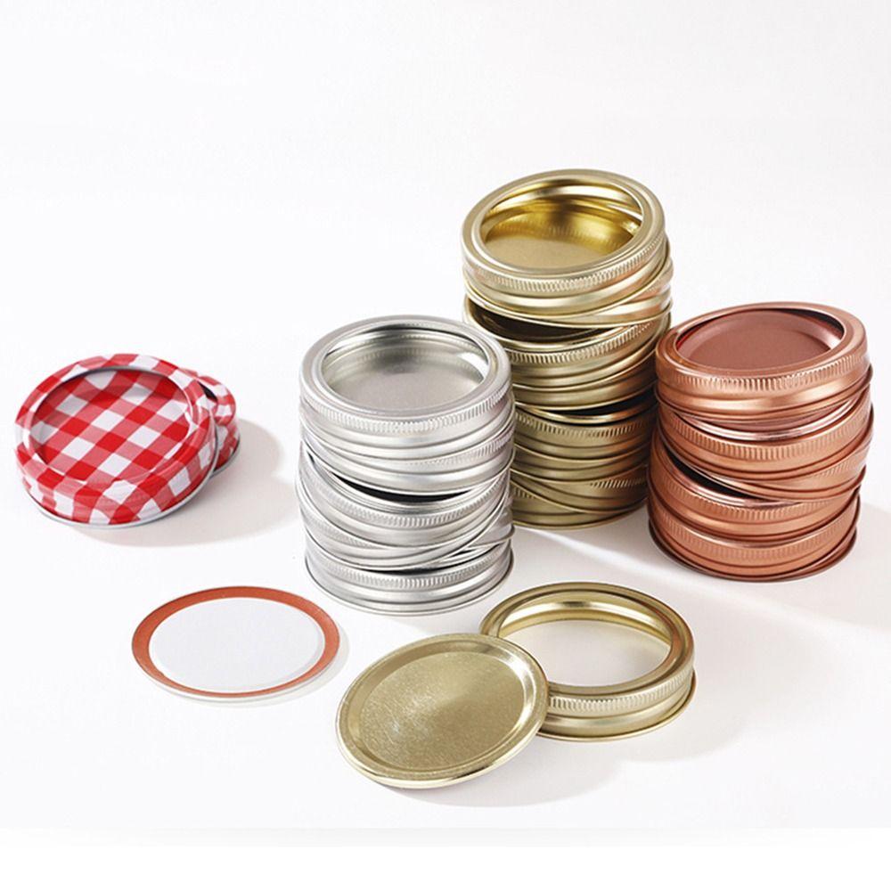 20Pcs Split-type Replacement Rings Secure Mason Canning Lids Reusable Mason Jar Lids  Glass Jar