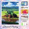 Zestaw do malowania diamentami John Deere 5D Pełne wiercenie DIY Mozaika diamentowa Sztuka ścienna Dekoracja domu