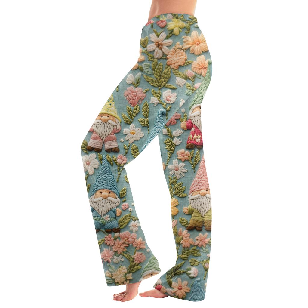 Women's Casual Fashion Women's Sports Home Christmas Pajama Pants Long Pants