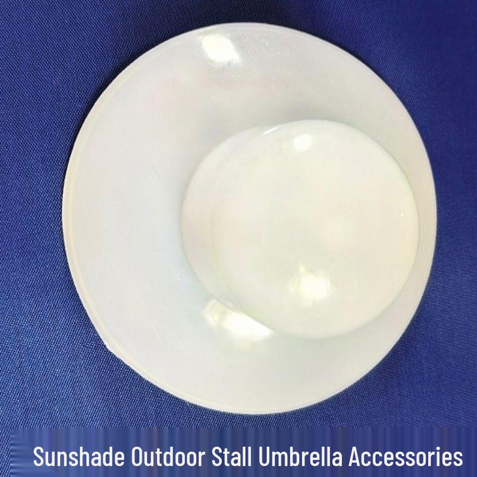 Zestaw parasoli przeciwsłonecznych: Nakrętka, Rama, Osłona ochronna, Duży korek, Tarcze górna/środkowa/dolna, Tuleja, Dolna sekcja słupka