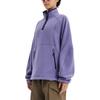 DECATHLON Urban Functional Fashion Polar Fleece Sports Stand Up Collar Pullover Half Zipper Half Open Sweatshirt Unisex Style Mist Purple
