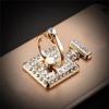 Fashion Luxury Diamond Shiny Gemstones Metal Mobile Phone Ring Bracket Phone Holder Rotatable Ring Bracket for iPhone Samsung