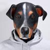 Urocza Maska Psa Cosplay Śmieszne Psy z Dużymi Uszami Zwierzę Lateksowy Kask Halloween Karnawał Przebranie Bar Impreza Masquerade Kostium Akcesoria