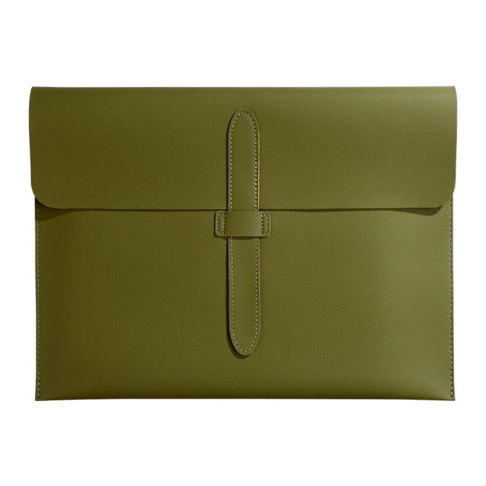 Waterproof Business Leather Document Bag Data Contract Bill File Bag  Stationery Storage