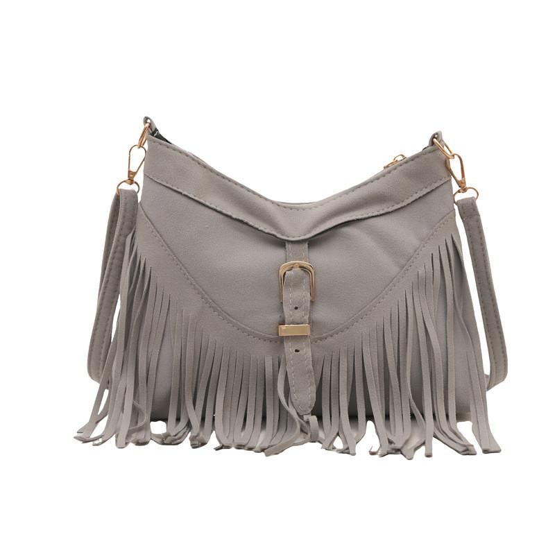 Bohemian Fringe Bag For Women Small Shoulder Crossbody Ethnic Travel Purse