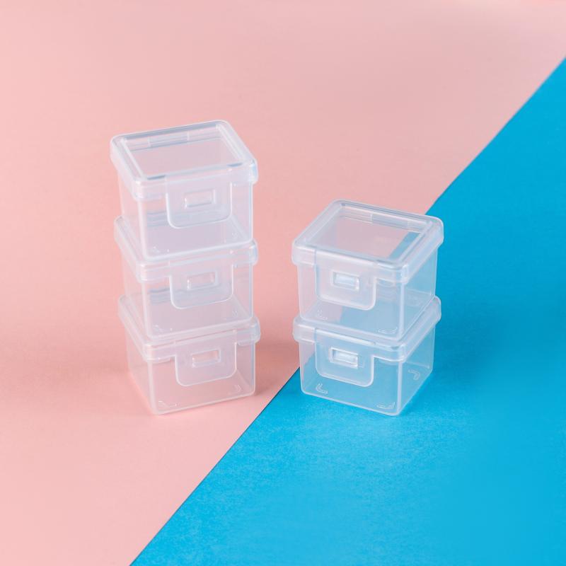 Small Parts Storage Box Mini Hardware Accessories Box Plastic Hard Plastic Box Pp Small Box Transparent Commercial Packaging Box