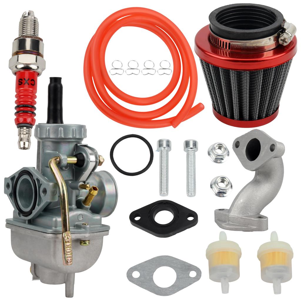 Motorcycle PZ20 Carburetor For Keihin 50cc 70cc 90cc 110cc 125cc Chinese Quad 4 Stroke ATV 4 Wheeler Dirt Bike Accessories
