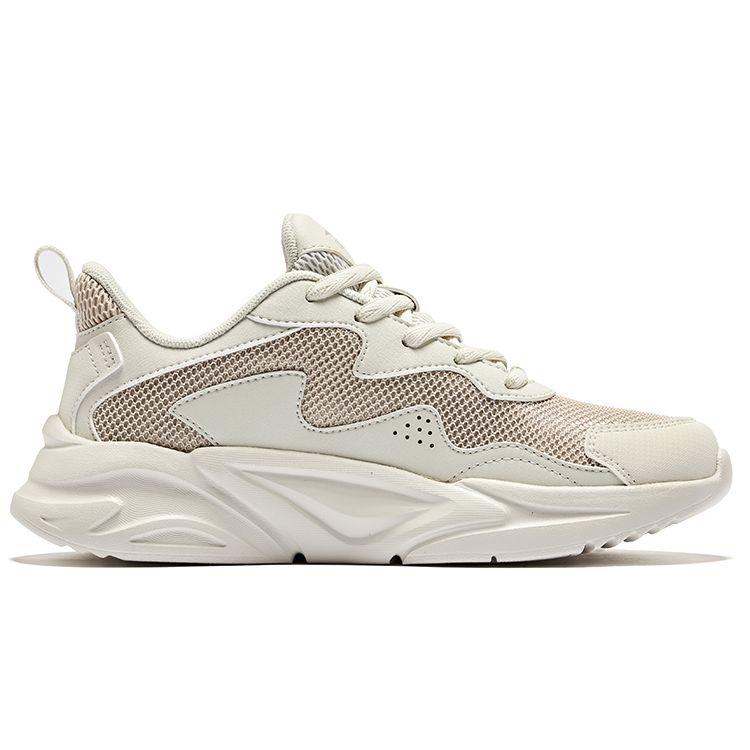 Erke Chuanliu 2.0 Versatile Comfortable Durable Breathable Low-Top Casual Shoes Women Sneaker Cangye-Gray Light-Linen 52124302262-101