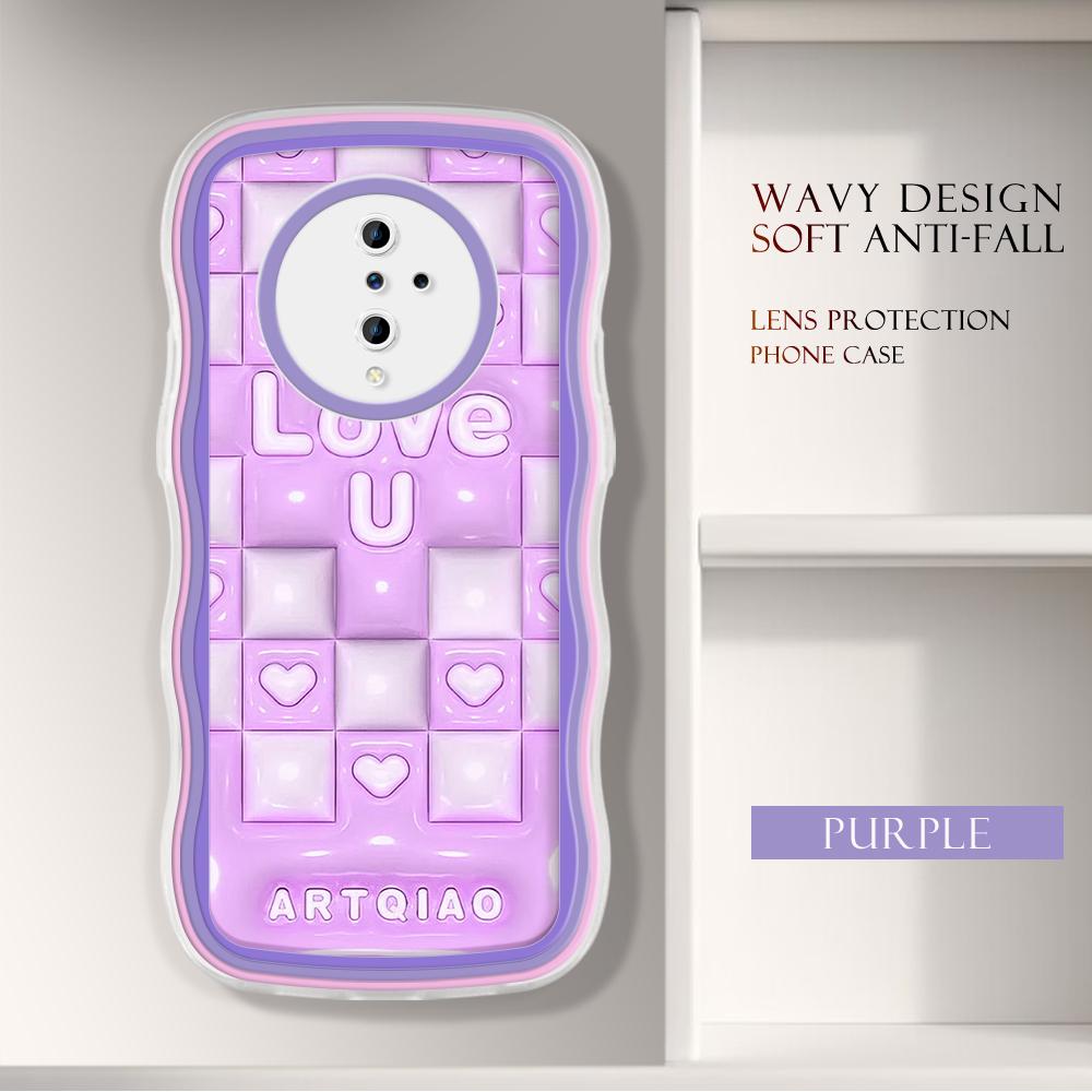 

Модный мягкий волнистый чехол для телефона с рисунком из мультфильма, защита камеры, противоударный чехол для мобильного телефона Vivo Vivo Y50