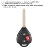 Replacement Smart Car Key Fob Remote for 2007-2013 with 3 Buttons Black Case MOZB41TG 4D-67