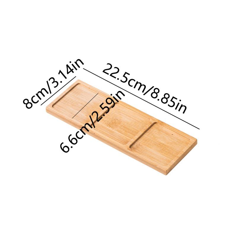 Wooden Tray Multi Bamboo Multi Shape Wooden Holder Pot Tray Coffee Coaster Home Garden Decor Photography Props