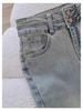 Light American Retro High-Waisted Flare Jeans for Women - Slimming Elastic Skinny Fit, Floor-Length, Spring/Autumn 2026