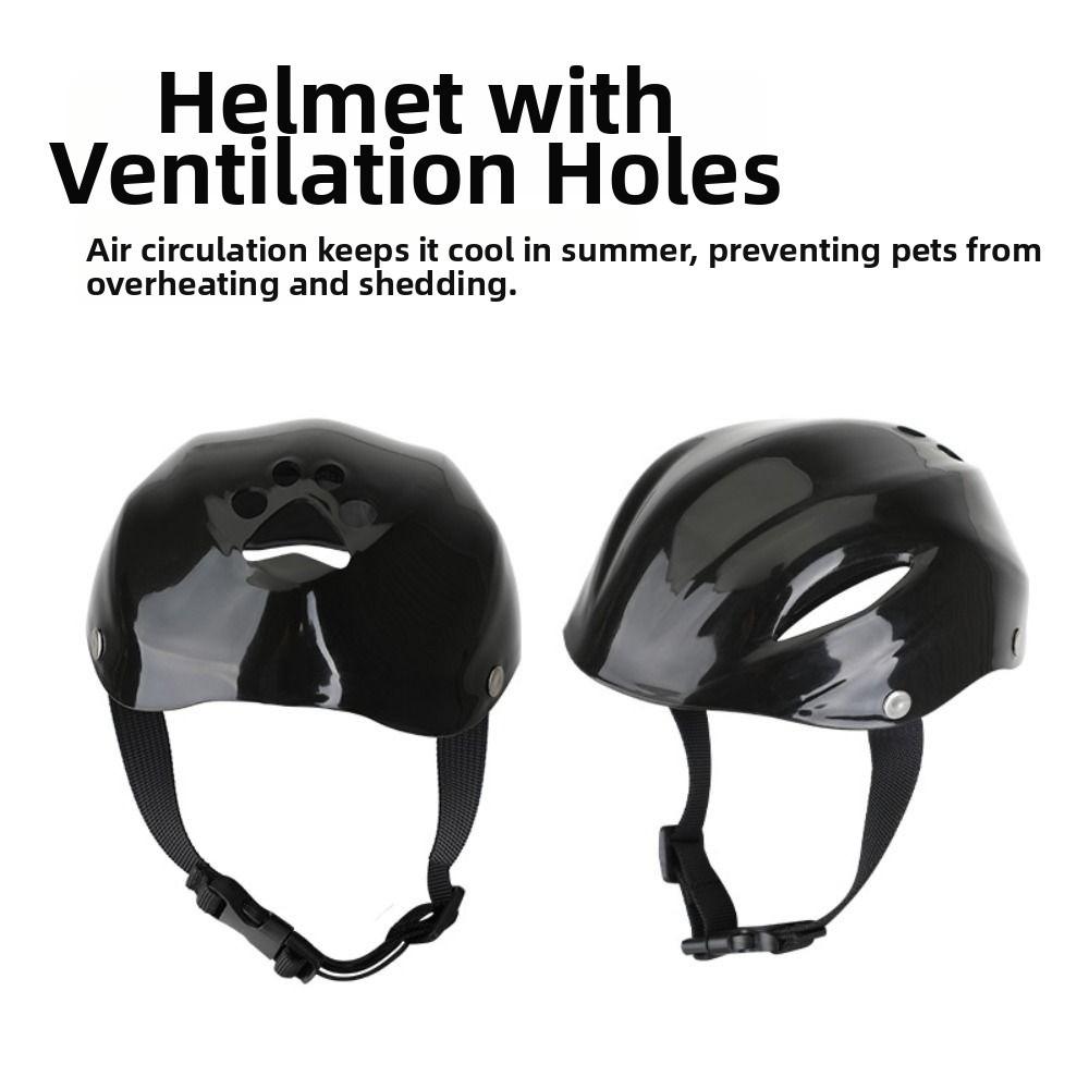 Cinturino Regolabile Casco per Animali Domestici Casco Traspirante per la Sicurezza degli Animali Domestici Nuovo Casco per Cani Copricapo per Animali Domestici
