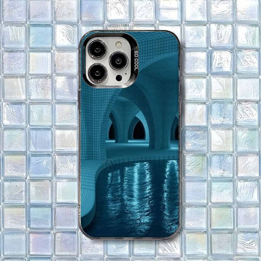 

Poolcore Aesthetic Phone Case For iPhone 16,15,14,13,12,11,8,7,Pro,Max,Plus,Mini,XS,SE Shockproof Matte Cover iPhone11