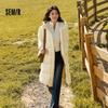 Semir Women's Long Hooded 90% Down Jacket