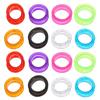 16pcs Soft Silicone Scissors Finger Rings Grips Scissor Thumb Ring Inserts Grooming Shear Thumb Insert Barber Hairdressing Scissors Accessories Salon