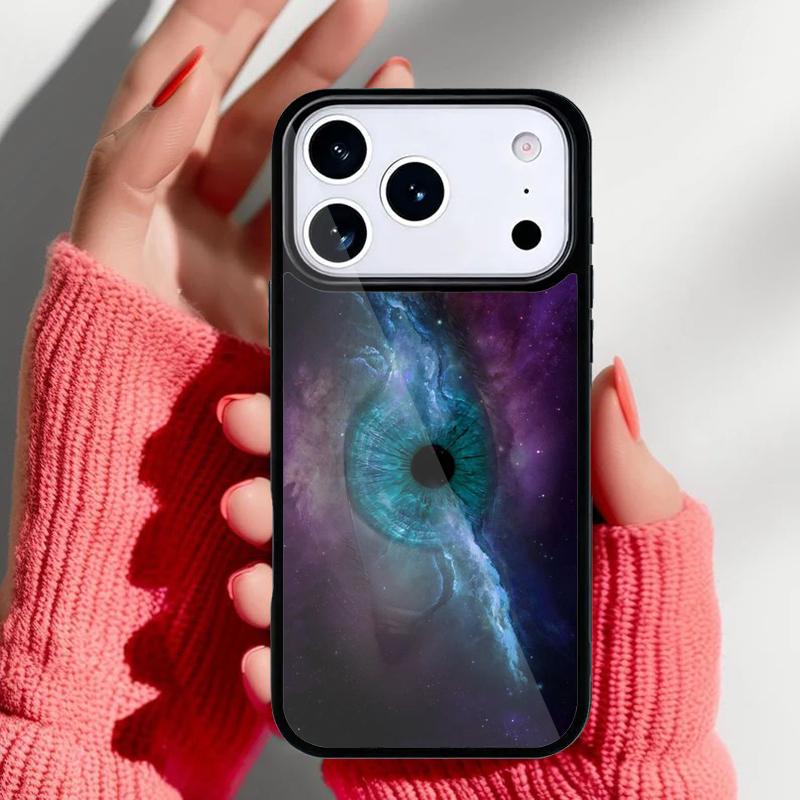 Eye Space Galaxy Mystery Art Phone Case for iPhone 17 16 15 14 13 Pro Max Back Cover for 12 11 Pro Coque