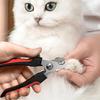Pet Nail Clippers Professional Dog Cat Nail Trimmer Labor Saving Multifunctional Teddy Cat Stainless Steel Grooming Scissors