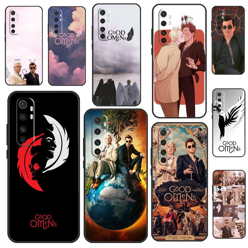 Good Omens Case For POCO X3 X4 X5 F5 Pro M5s C40 F4 GT F3 Cover For Xiaomi 12T 11T Pro 12 13 Lite 12X