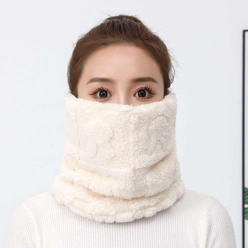 

Зимняя флисовая подкладка, Утолщенная, Теплая, Защищающая от холода маска для лица, Уличный велосипедный шарф для шеи, Ветрозащитный, Защищающий от обморожения, Лицо, Путешествия One Size