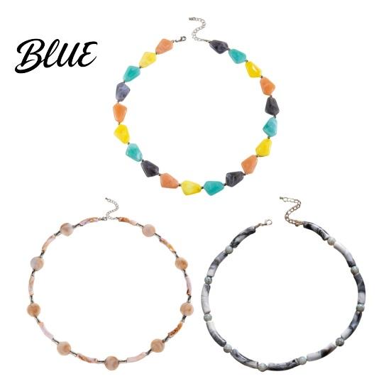 Handcrafted Bead Necklace for Women Bohemian Special-Shaped Beads Beach Special-shaped
