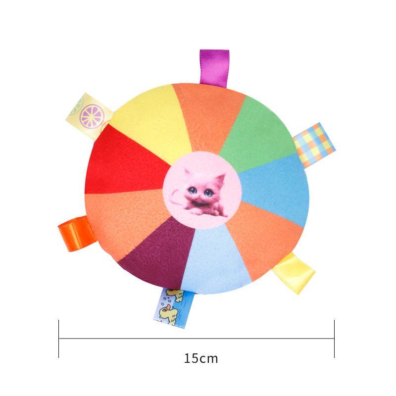 

Dog Toys Self-Hi Relieving Boredom Bite-Resistant Vocalization Frisbee Ball Consume Physical Strength Bichon Toy Doggy Pet Supplies Kitten Frisbee [built-in sounding Bell]]