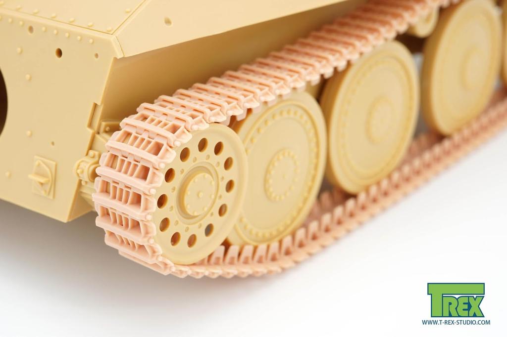T-Rex Studio 1/35 German Hetzer Tank Destroyer Type 2 Tracks with Sprockets (for Tamiya) Plastic Model Parts TR85065-1