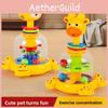 Baby Educational Push Giraffe Jumping Ball With Rolling Beads For Kids Playroom