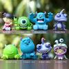 4 Stück Universität Monster AG Figuren James Sullivan Anime Actionfigur Michael Wozowski Randall Boggs Q Version Modell Spielzeug