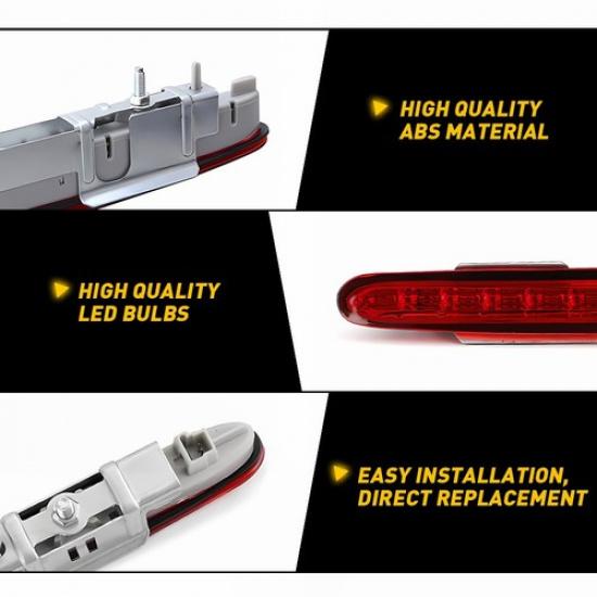 For Mercedes 44997 SL500 SL55 R230 AMG Third Trunk Brake Tail Stop Light Lamp 1x