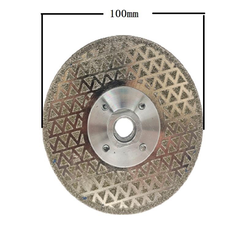 Double-Sided Electroplated Diamond Saw Blade for Marble & Granite with M14 Flange