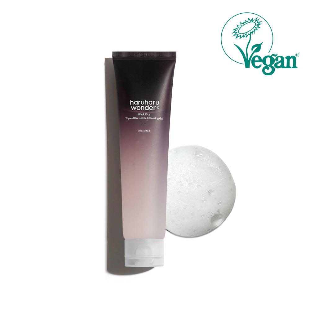 Haruharu Wonder Black Rice Moisture 5.5 Soft Cleansing Gel 100ml Triple AHA - Cleansing Wash Peel, Korean