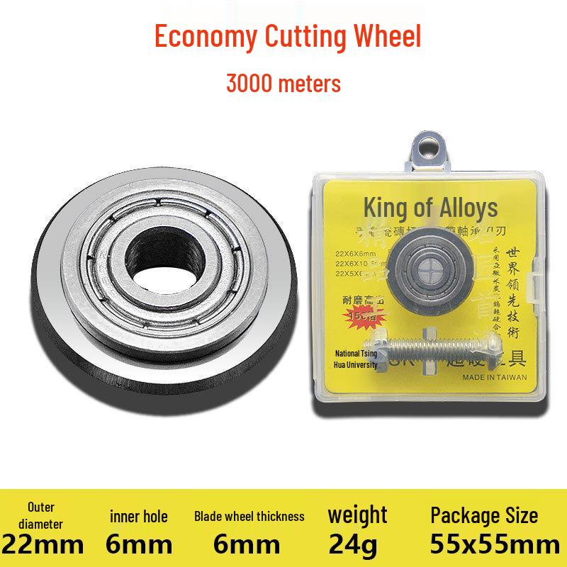 Manual Glass and Tile Cutting Machine with T-Type Alloy Blade Accessories