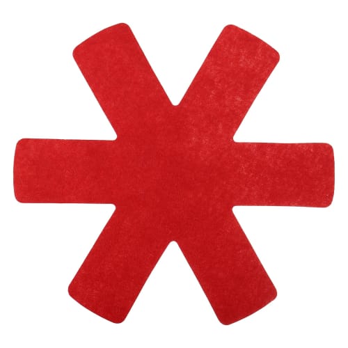 

uxcell Pot and Pan Protectors, Set of 3, 260mm 10 Stacking Felt Pan Protectors for Glass Ceramic Plates, Red