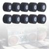 10pcs Belt Pulley Rubber Pressure Recorders Cassette Deck Pinch Roller Tape Player Pulley Wheel 10mm