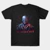 Men Black Print T-shirt Vecna Web No-Cut Transfer Paper Print Cotton Tshirt