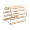 Octopus Shaped Hamster Wooden House Minimalist Hamster Golden Silk Bear Sleeping Nest
