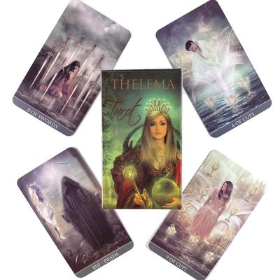 Thelema Tarot Deck Leisure Party Board Game Fortune-telling Prophecy Oracle Cards