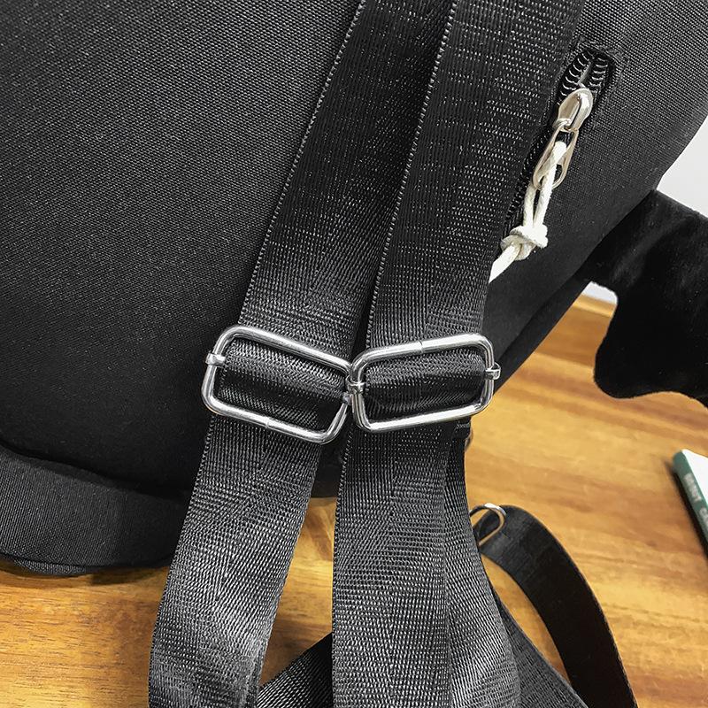 Schoolbag Internet celebrity men and women cartoon plush doll backpack niche design sense cycling backpack personality trend travel bag
