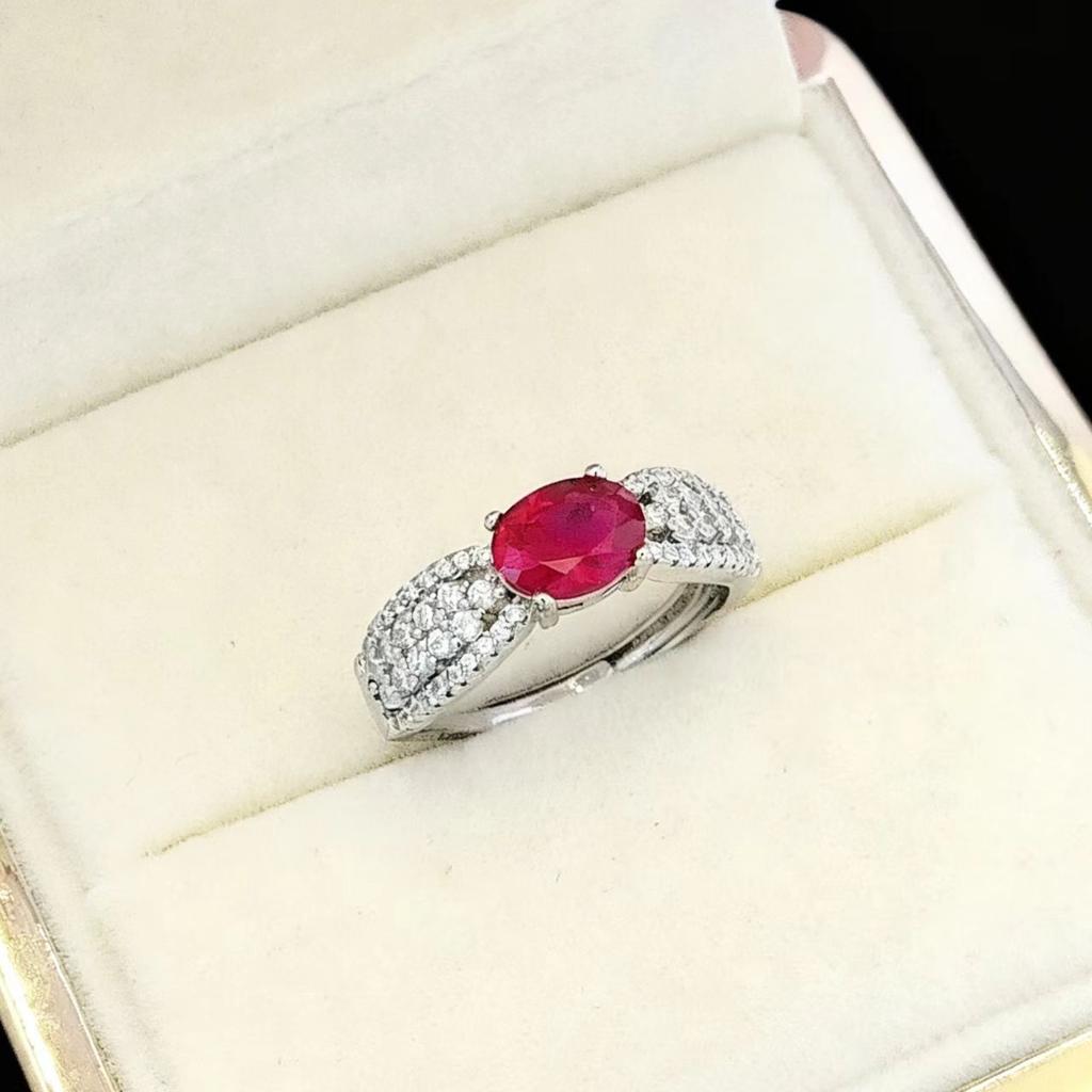 Fashion Jewelry Cultivated Sapphire Ring High Texture Group Set Design Coconut Egg Emerald Ring