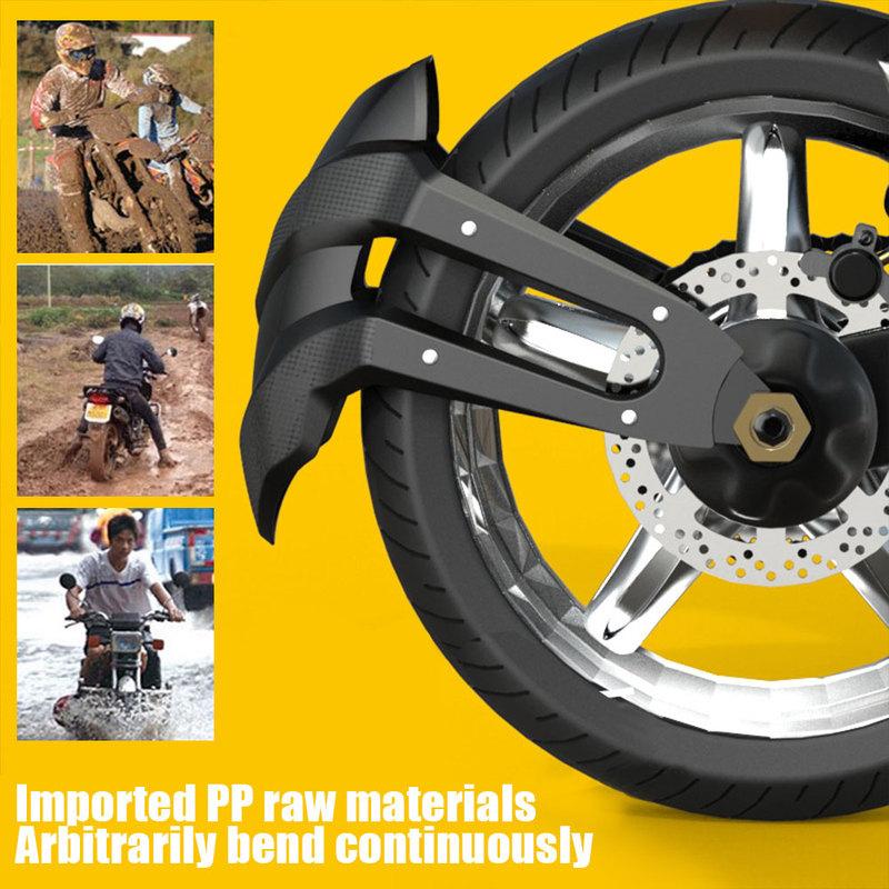 Универсальный чехол на заднее крыло мотоцикла, кронштейн для брызговика, брызговик, задний брызговик, полипропиленовые аксессуары для мотоциклов