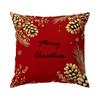 Christmas Tree Cushion Pillowcase Printed Polyester 45X45Cm Throw Pillowcover Decorative Sofa Cushion Pillowslip Home Decor