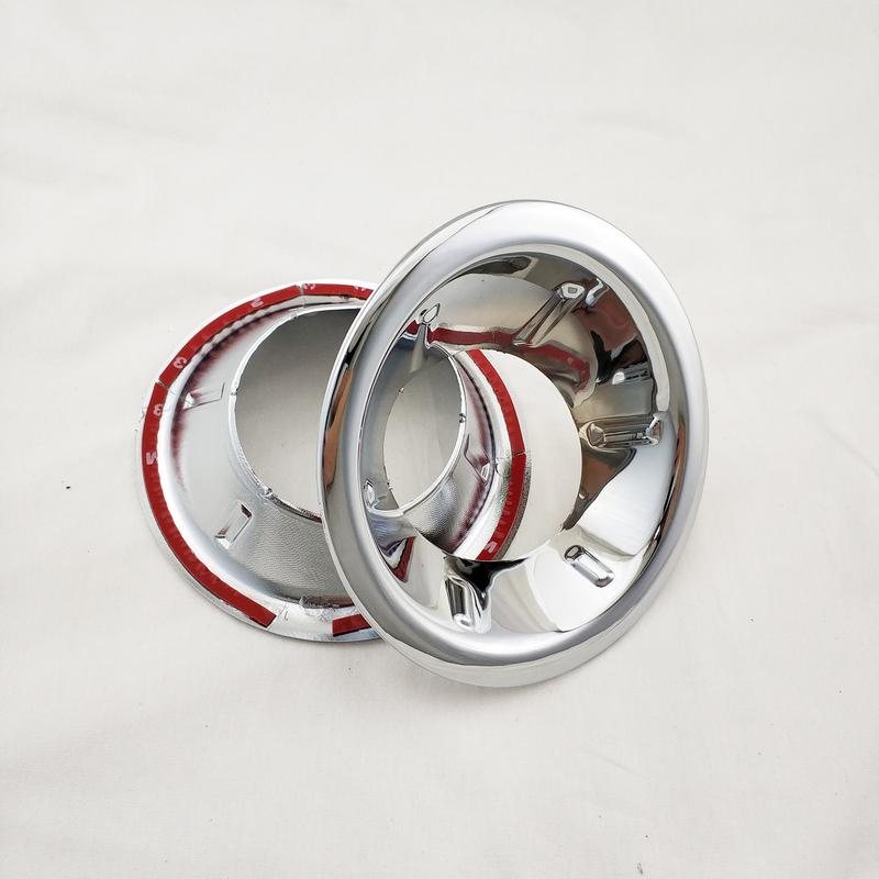 New Car ABS Chrome Accessories Plated Front Fog Lamp Cover Trim Paste Style For Nissan Frontier Navara D40 2007 2008 2009 2010