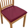 1PC PU Waterproof Chair Cushion Cover For Kitchen Dining Room Seat Slipcovers Removable Dining Room Chair Seat Cushion Cover