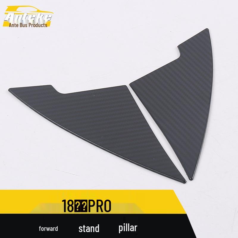 Qin PRO A-Pillar Triangle Bright Panel Sticker for 2018 Model